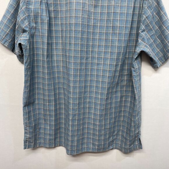 Columbia Men Short Sleeve Button Shirt Top Size XXL 2XL Cotton B369 -18 - Picture 11 of 11